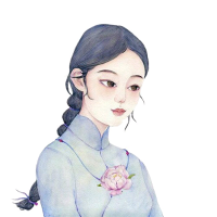 青袂宛约人独立